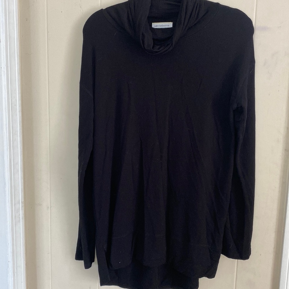 Liz Claiborne Weekend Black Turtleneck